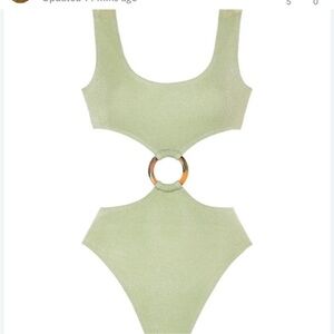 Montce Light Green One Piece Swimsuit